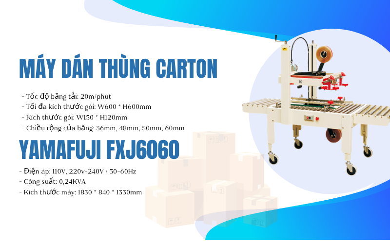 Top 5 máy dán thùng carton được ưa chuộng nhất hiện nay
