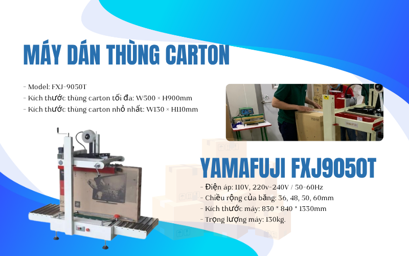 Top 5 máy dán thùng carton được ưa chuộng nhất hiện nay
