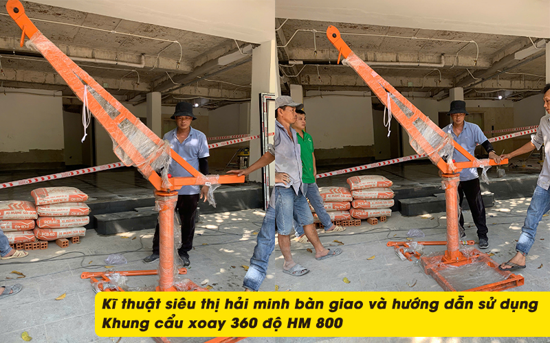 Khung cẩu xoay 360 độ HM 800