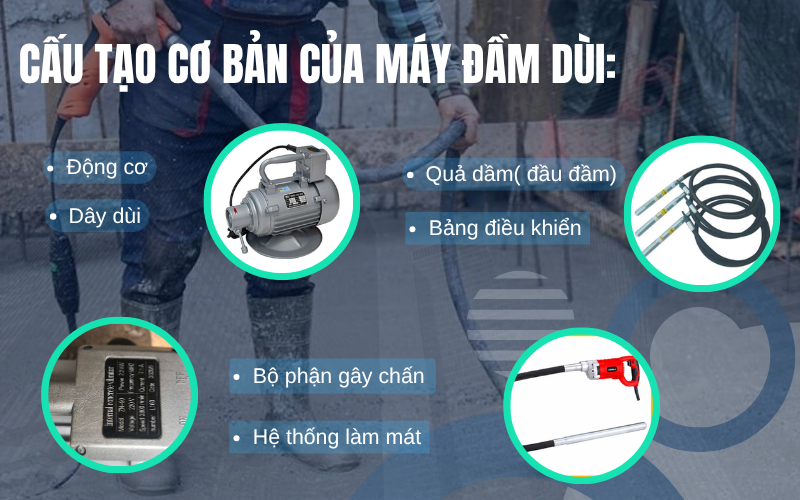 Nguyên lý hoạt động của máy đầm dùi – Giải thích dễ hiểu