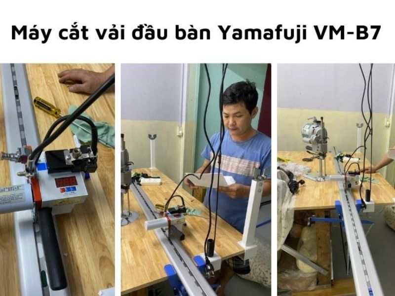 Máy cắt vải đầu bàn Yamafuji VM-B7(2,8)