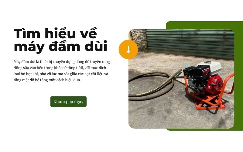 Tìm hiểu về máy đầm dùi