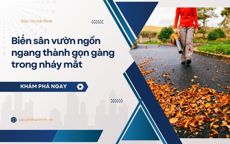 Biến sân vườn ngổn ngang thành gọn gàng trong nháy mắt