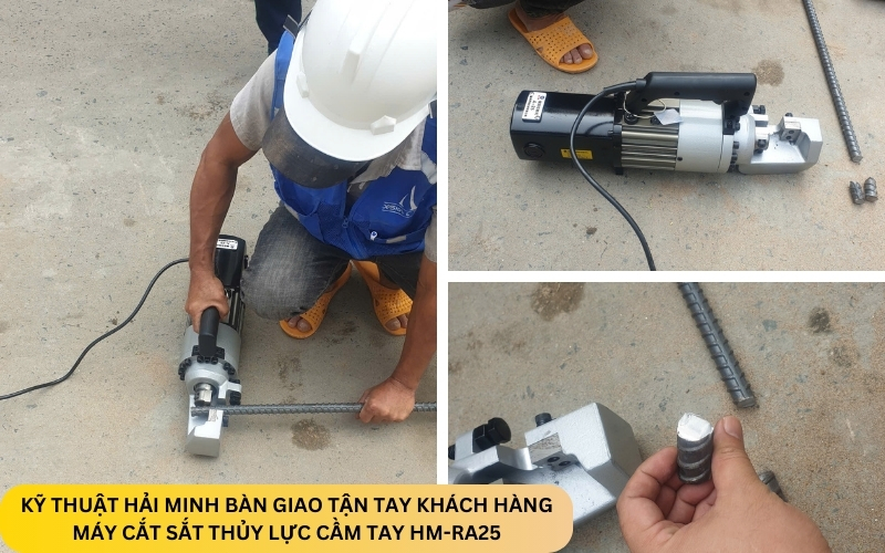 Máy cắt sắt thuỷ lực cầm tay HM-RA25