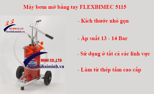 Máy bơm mỡ bằng tay FLEXBIMEC 5115