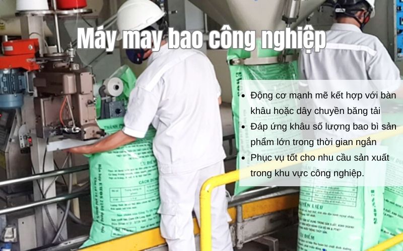 Giới thiệu chung về máy may bao công nghiệp