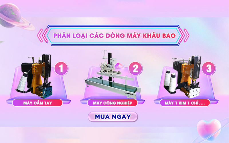 Các loại máy may bao phổ biến tại Việt nam