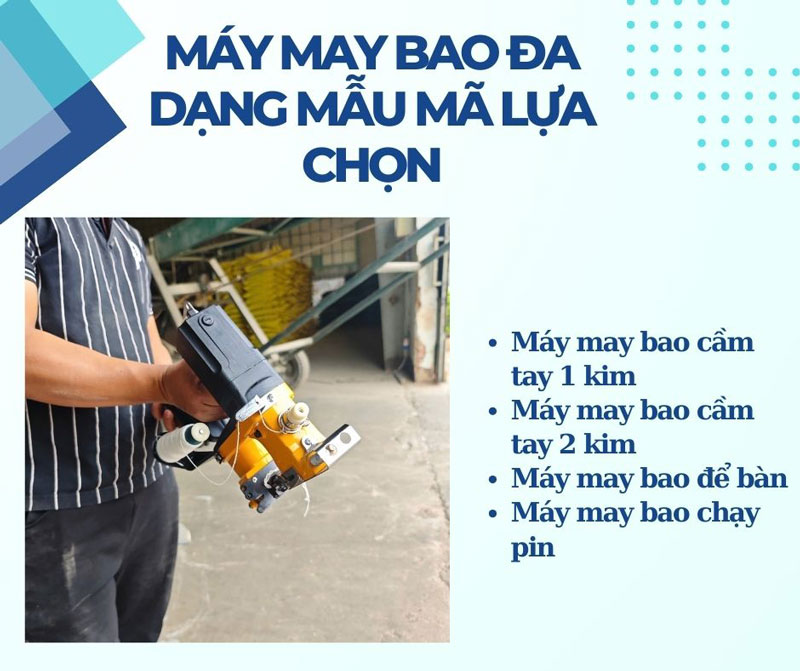 Máy may bao có những loại nào? có đắt không 