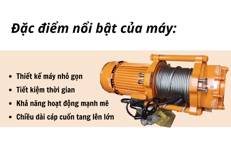 Máy tời điện xây dựng 300/600