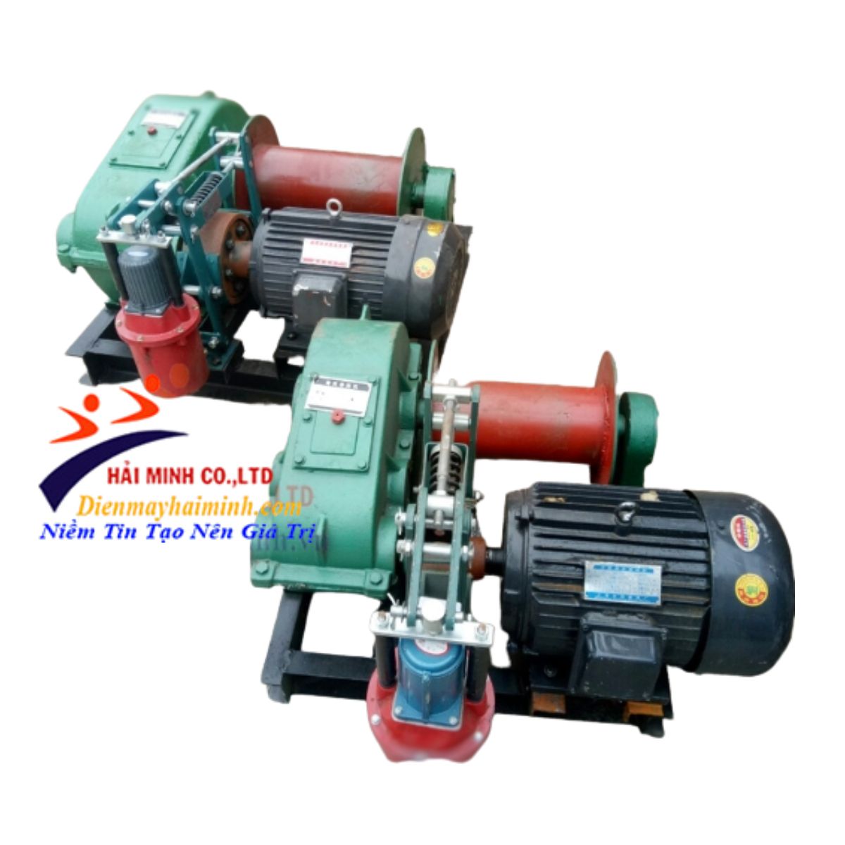 Tời kéo mặt đất JM2T (Phanh thủ lực)