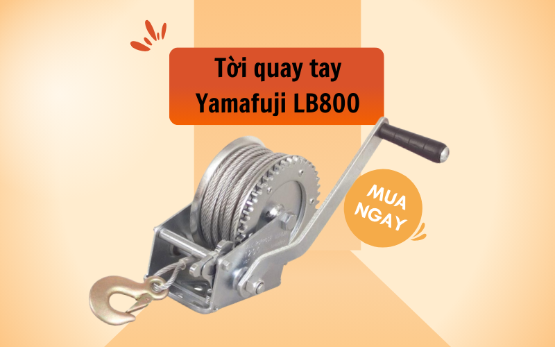 Tời quay tay Yamafuji LB800