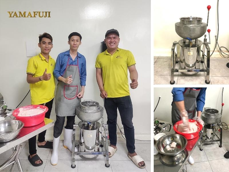 Rất nhiều hộ kinh doanh lựa chọn máy xay giò chả Yamafuji CG3 