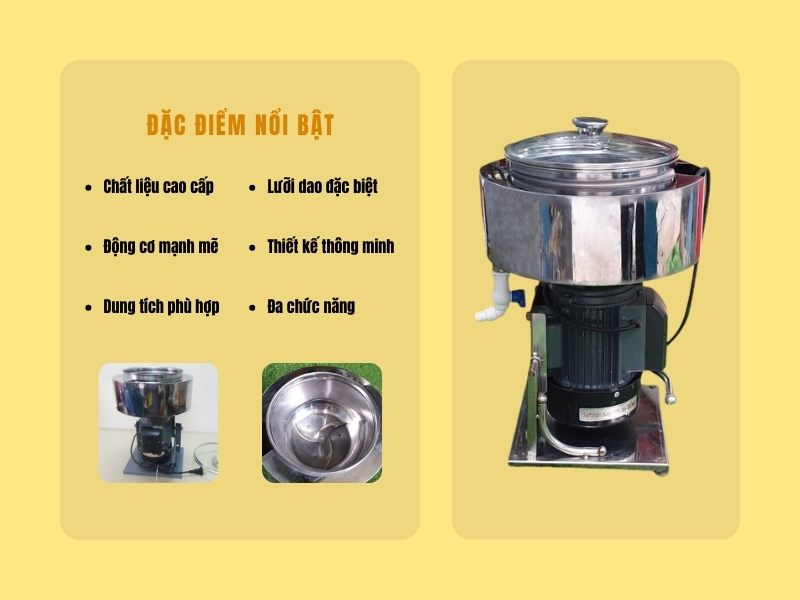 Đặc điểm nổi bật của máy xay giò KG1