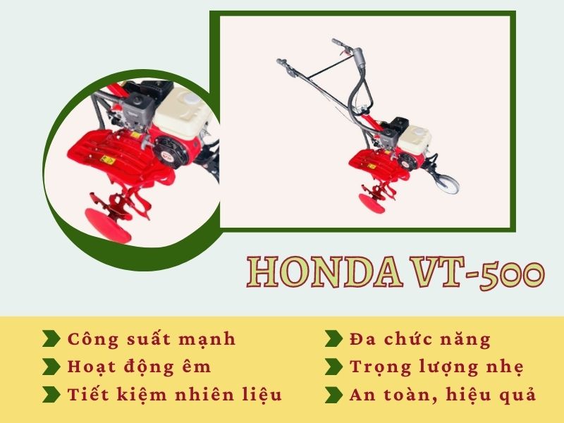 Máy xới đất Honda VT-500
