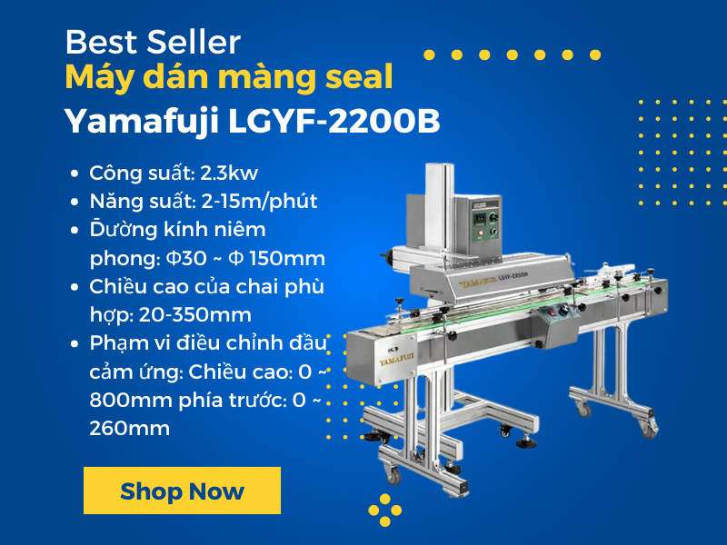 Dán màng seal thực phẩm chọn máy nào