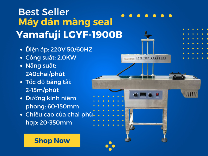 Dán màng seal thực phẩm chọn máy nào