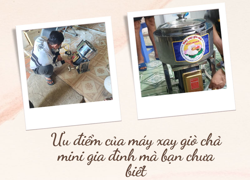 Ưu điểm của máy xay giò chả mini gia đình mà bạn chưa biết