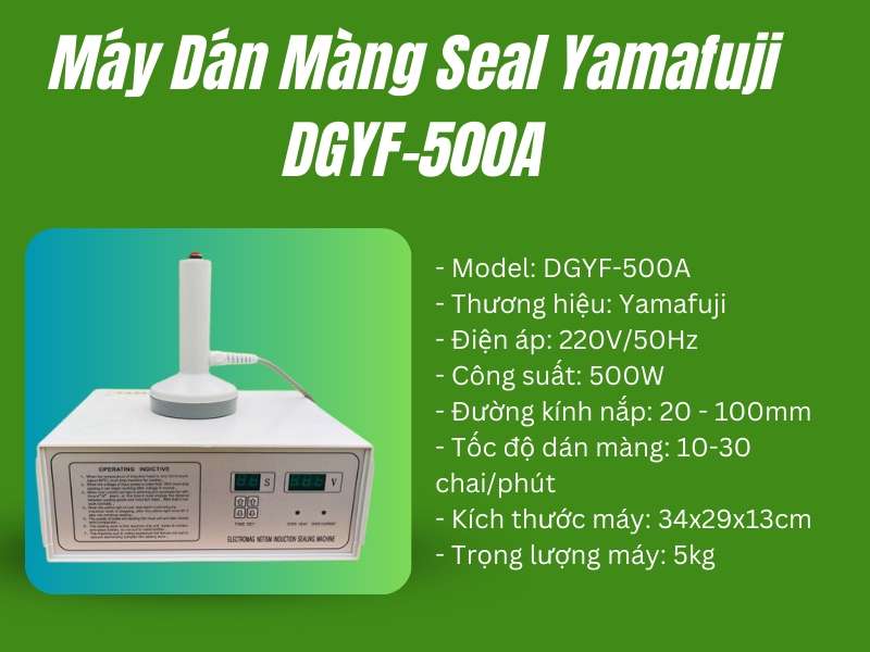 REVIEW Máy Dán Màng Seal Yamafuji DGYF-500A và Yamafuji DGYF-500C