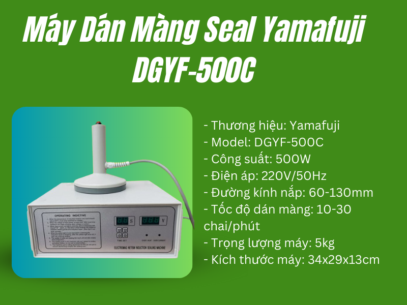 REVIEW Máy Dán Màng Seal Yamafuji DGYF-500A và Yamafuji DGYF-500C