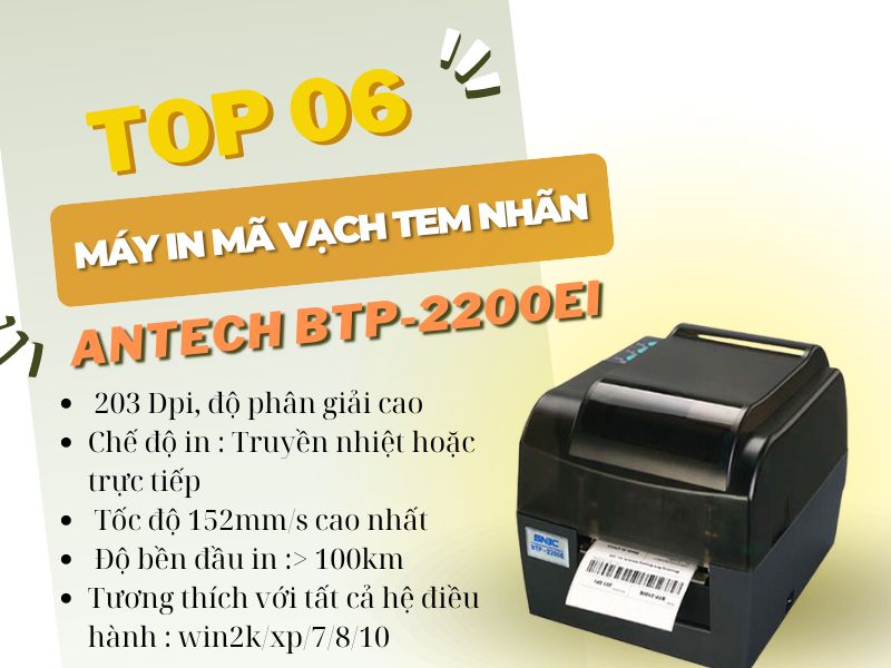 Top máy in mã vạch giá rẻ!