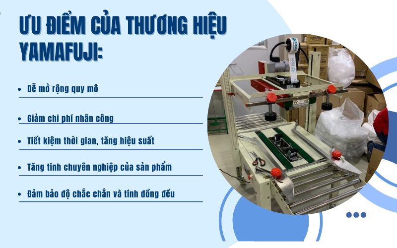 Lợi ích khi đầu tư máy dán thùng Yamafuji