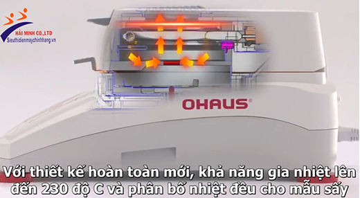 cân phân tích độ ẩm Ohaus MB90