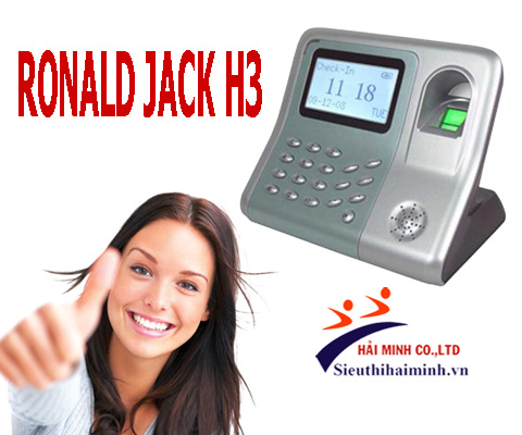 máy chấm công ronald jack h3