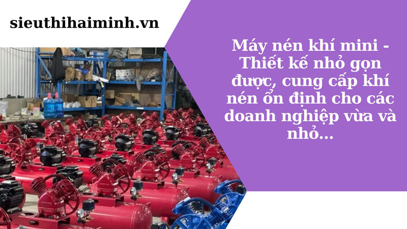 Top 3 máy nén khí mini giá cạnh tranh