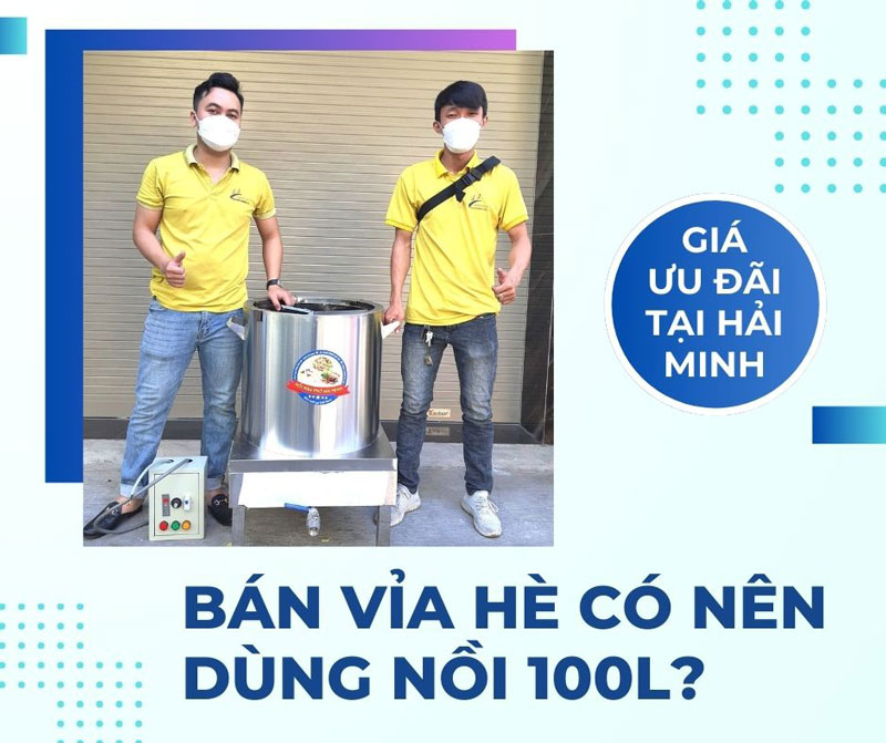 Nồi nấu phở bằng điện 100 lít có thích hợp bán vỉa hẻ?