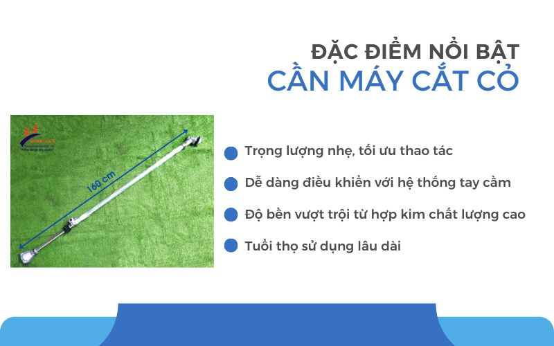 Đặc điểm nổi bật của cần máy cắt cỏ