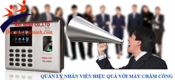 Quản lý nhân viên với máy chấm công giá rẻ, chất lượng cao