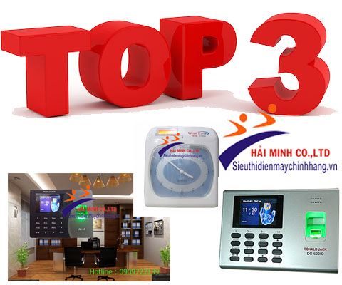 top 3 máy chấm công giá rẻ bán chạy