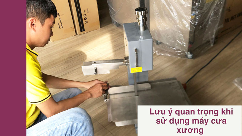 Lưu ý quan trọng khi sử dụng máy cưa xương 