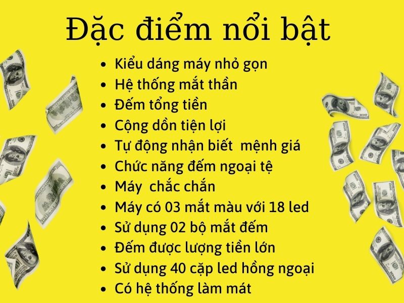 Những điểm nổi bật của máy đếm tiền Akio Ad-2023