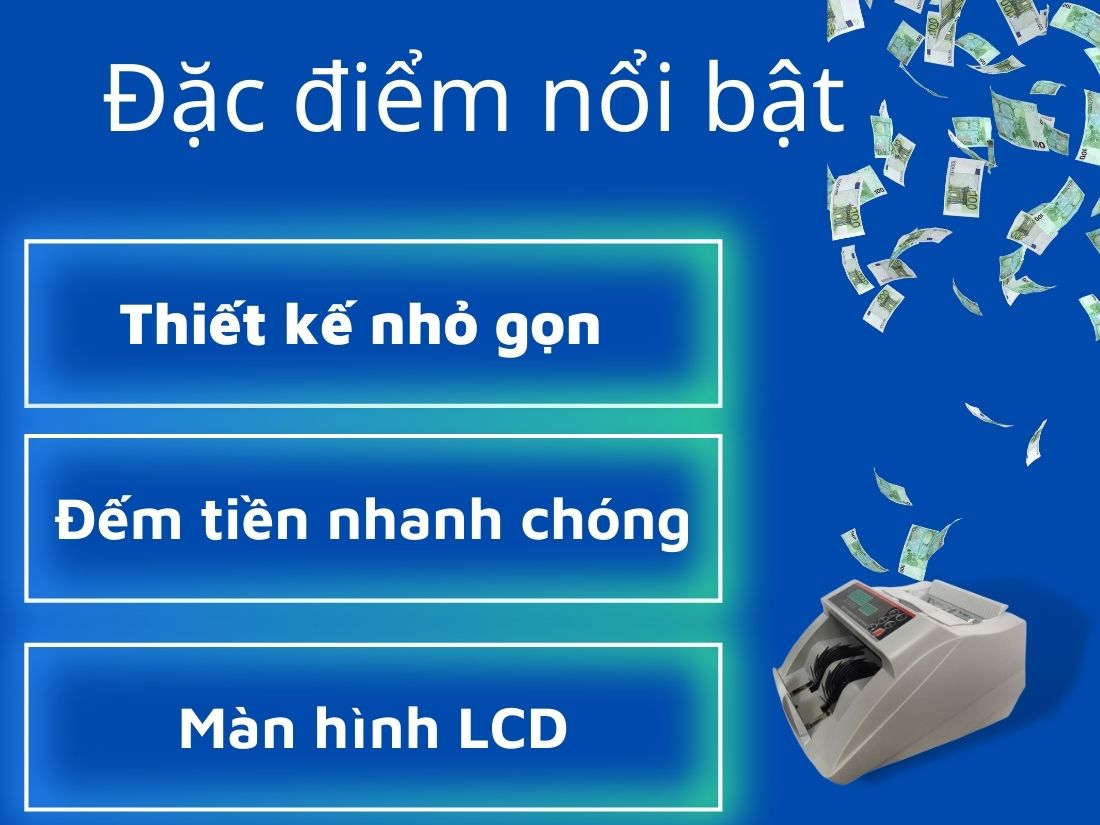 Đặc điểm nổi bật của máy đếm tiền Akio JN-2040