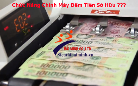 Máy đếm tiền có khả năng phân biệt mệnh giá