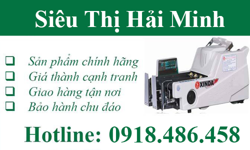 Mua máy đếm tiền chính hãng giá rẻ tại Hải Minh
