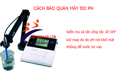 Cách bảo quản máy đo pH