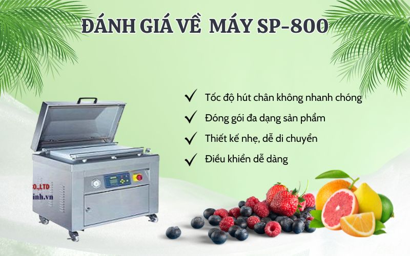 . Ưu điểm và đánh giá của người dùng về máy hút chân không Super Pack SP-800