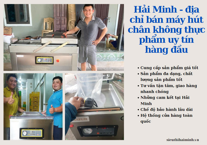 Hải Minh - địa chỉ bán máy hút chân không thực phẩm uy tín hàng đầu