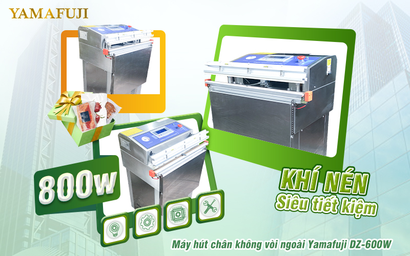 Máy hút chân không vòi ngoài Yamafuji DZ-600W (Dùng khí nén tiêu chuẩn cao)