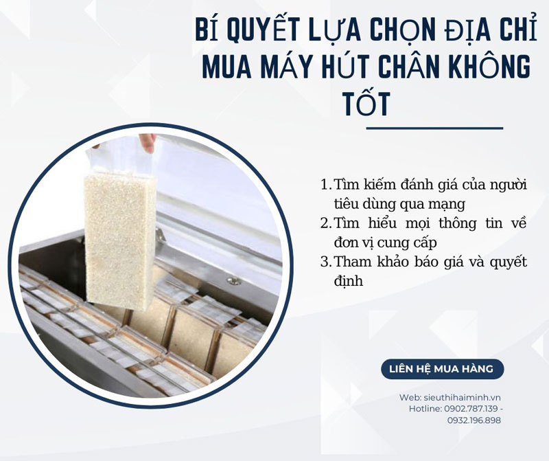 Địa chỉ mua máy hút chân không định hình uy tín