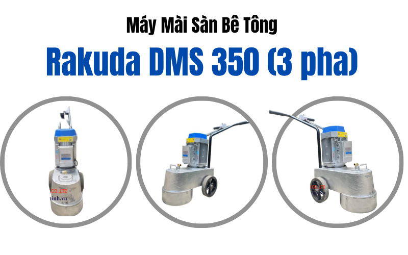 Máy Mài Sàn Bê Tông Rakuda DMS 350 (3 pha)