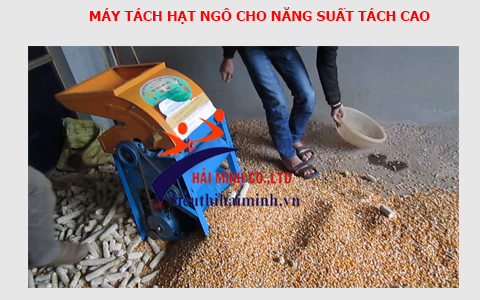 Máy tách hạt ngô cho năng suất tách cao