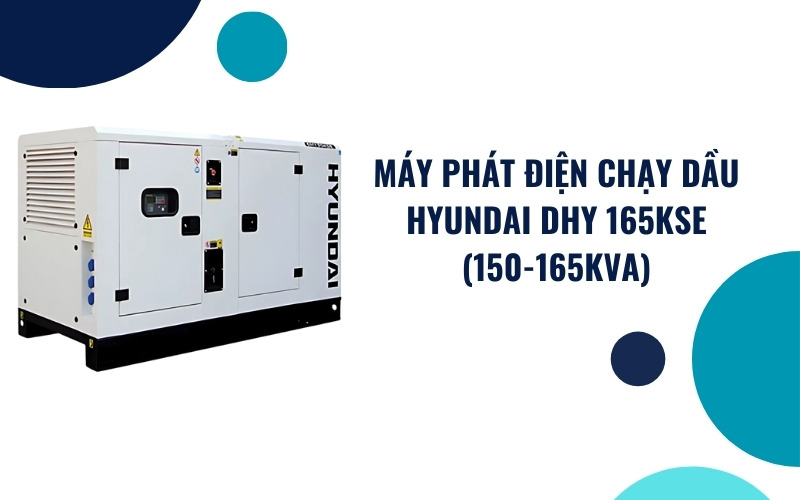 Máy phát điện chạy dầu Hyundai DHY 125KSE (113–125KVA)