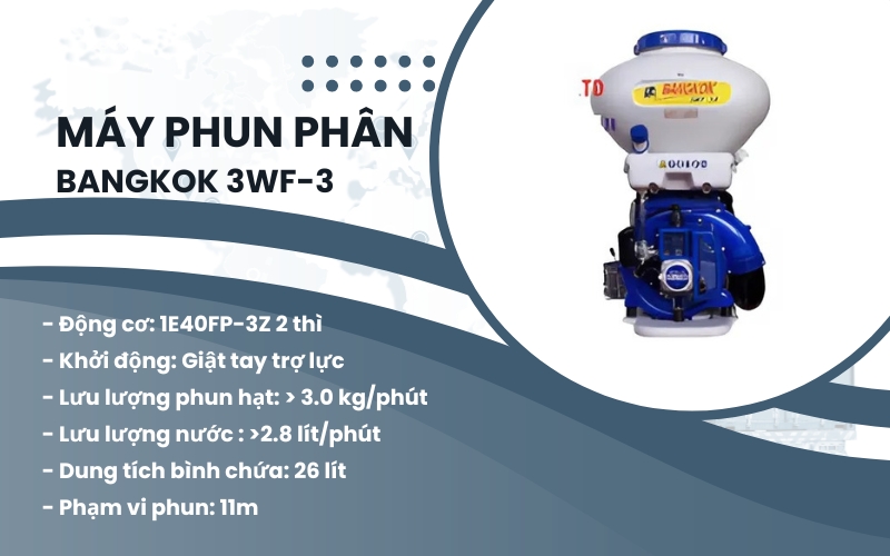 Máy Phun Phân BANGKOK 3WF-3