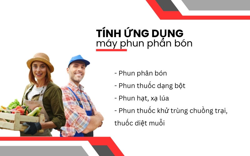 Ứng dụng linh hoạt của Máy phun phân Honda DP-3WF