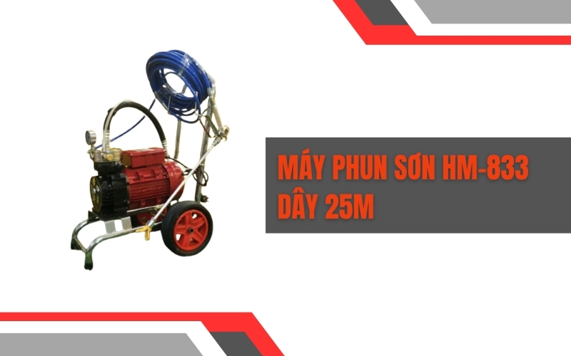 Máy phun sơn HM-833 dây 25m