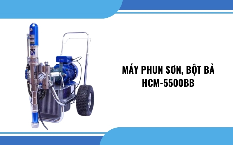 Máy phun sơn, bột bả HCM-5500BB