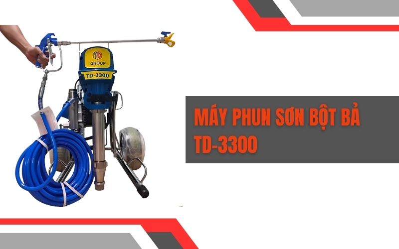 Máy phun sơn bột bả TD-3300